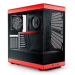 Boîtier Hyte Y40 Rouge vue arrière
