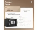Coffre-fort Deli ET521 serrure numérique