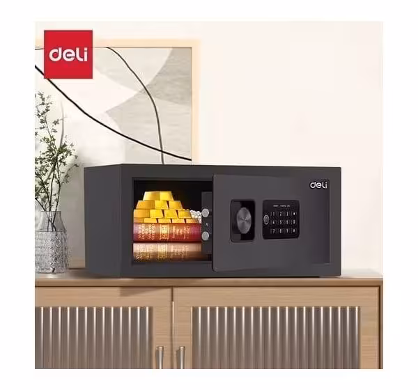 Coffre-fort Deli ET531 avec verrouillage électronique