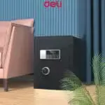 Coffre-fort Deli ET551 ouvert