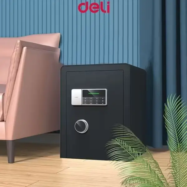 Coffre-fort Deli ET551 ouvert