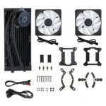 MasterLiquid 240L Core ARGB – Ventilateurs ARGB