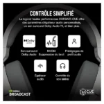 Corsair HS55 Wireless micro rétractable