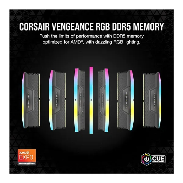 Éclairage RGB dynamique Corsair Vengeance