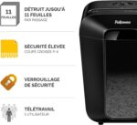 Destructeur Fellowes LX70 11 Feuilles 18L – Image 2