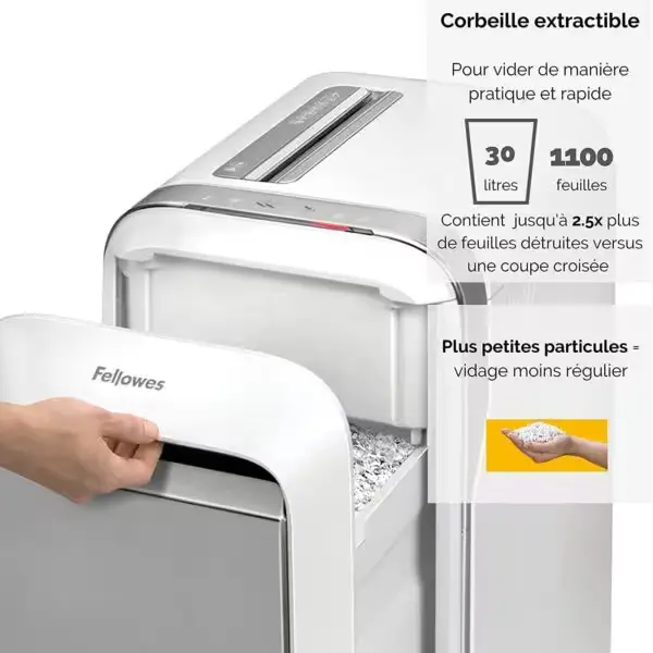 Bac 30L Fellowes Powershred LX221