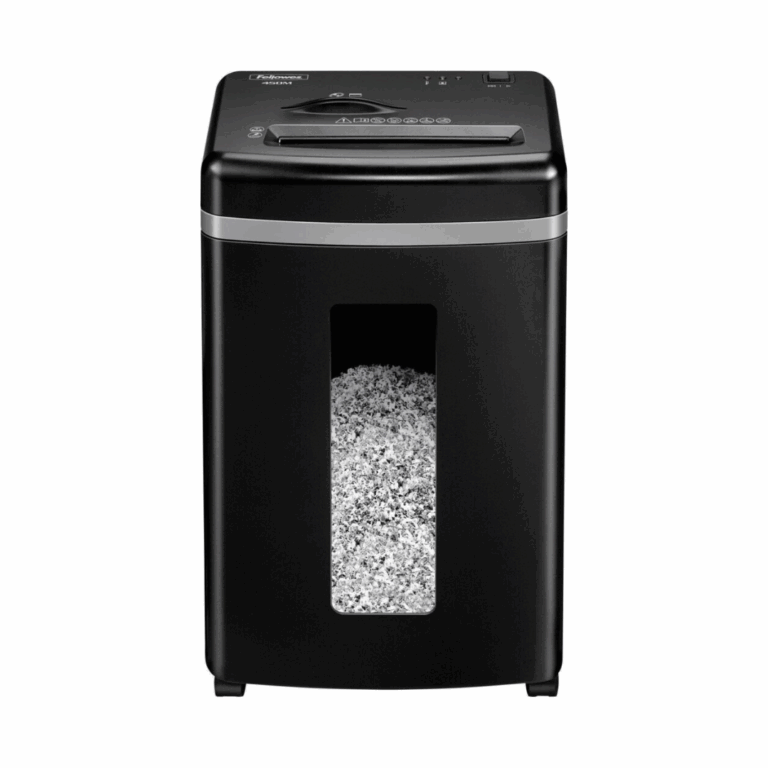 Destructeur Microshred Fellowes 450M vue avant