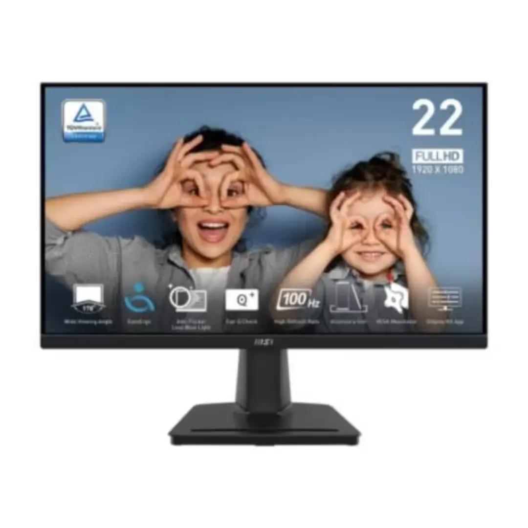 Écran MSI Pro MP225V vue avant