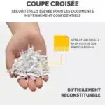 Destructeur Fellowes 99Ci en action