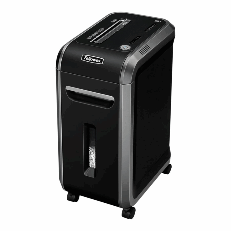 Destructeur Fellowes 99Ci en action