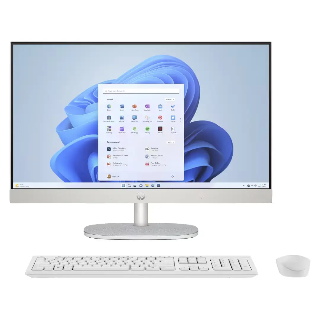 Ordinateur HP All-in-One 24-cr0000nk blanc