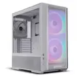 Boîtier LANCOOL 216 RGB Blanc vue arrière