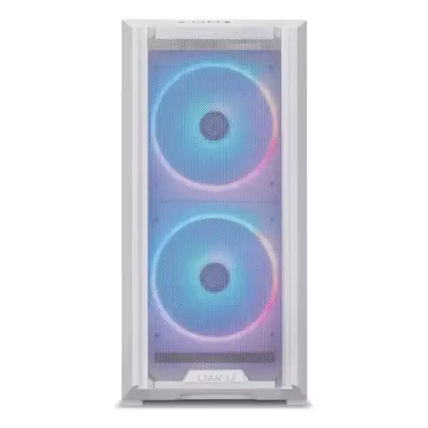 Boîtier LANCOOL 216 RGB Blanc vue intérieure