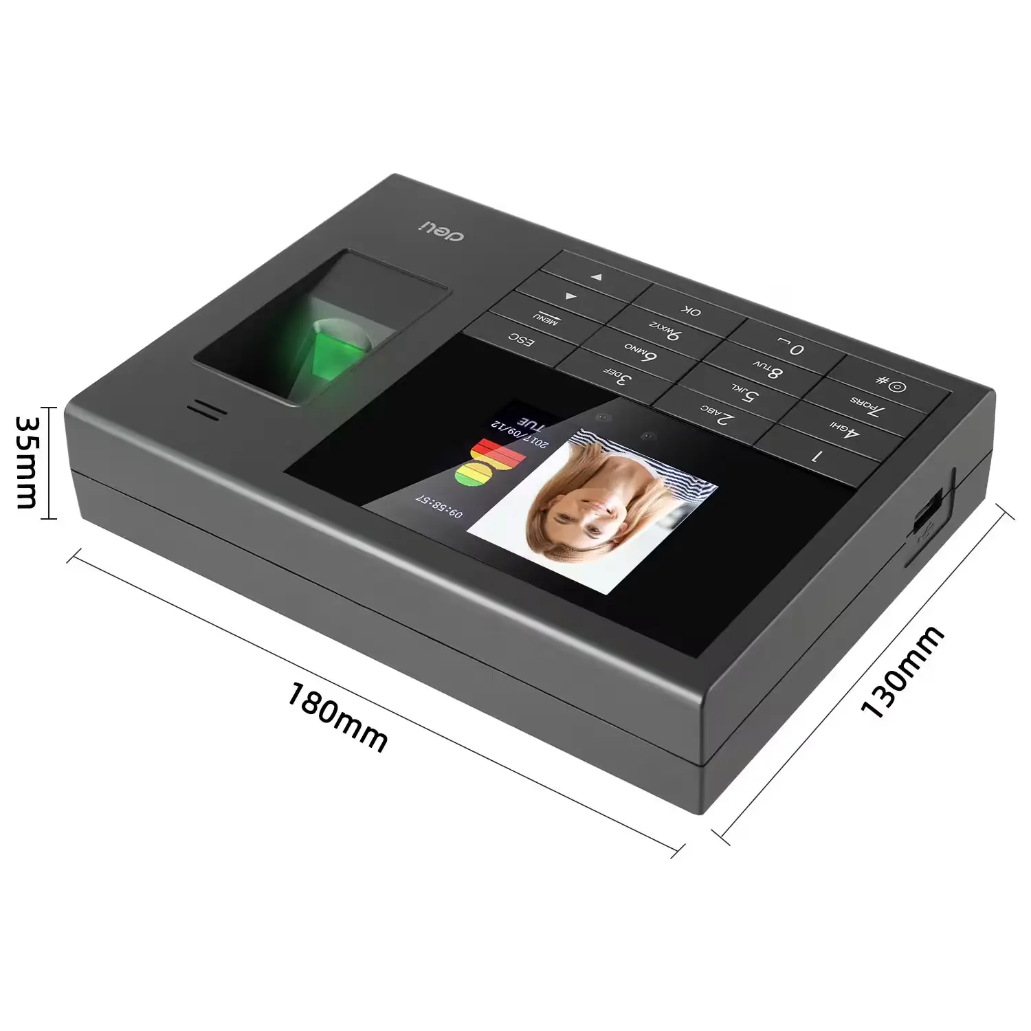 Machine de présence Deli E3765PRO scanner visage