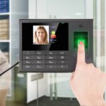Pointeuse biométrique avec empreintes digitales Deli