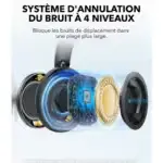 casque bluetooth space one pro réduction de bruit active
