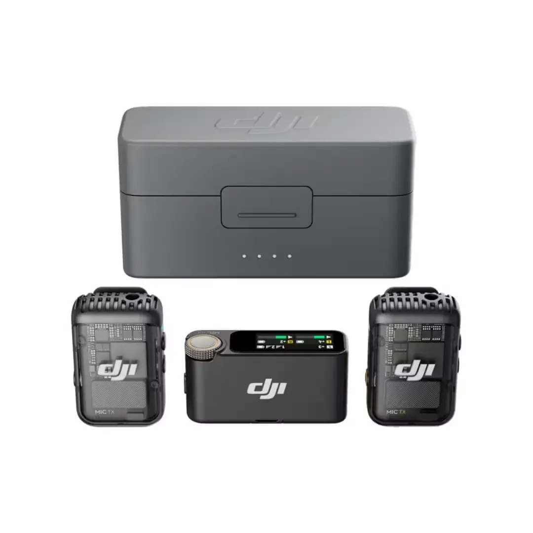 dji mic 2 micro sans fil avec 2 émetteurs