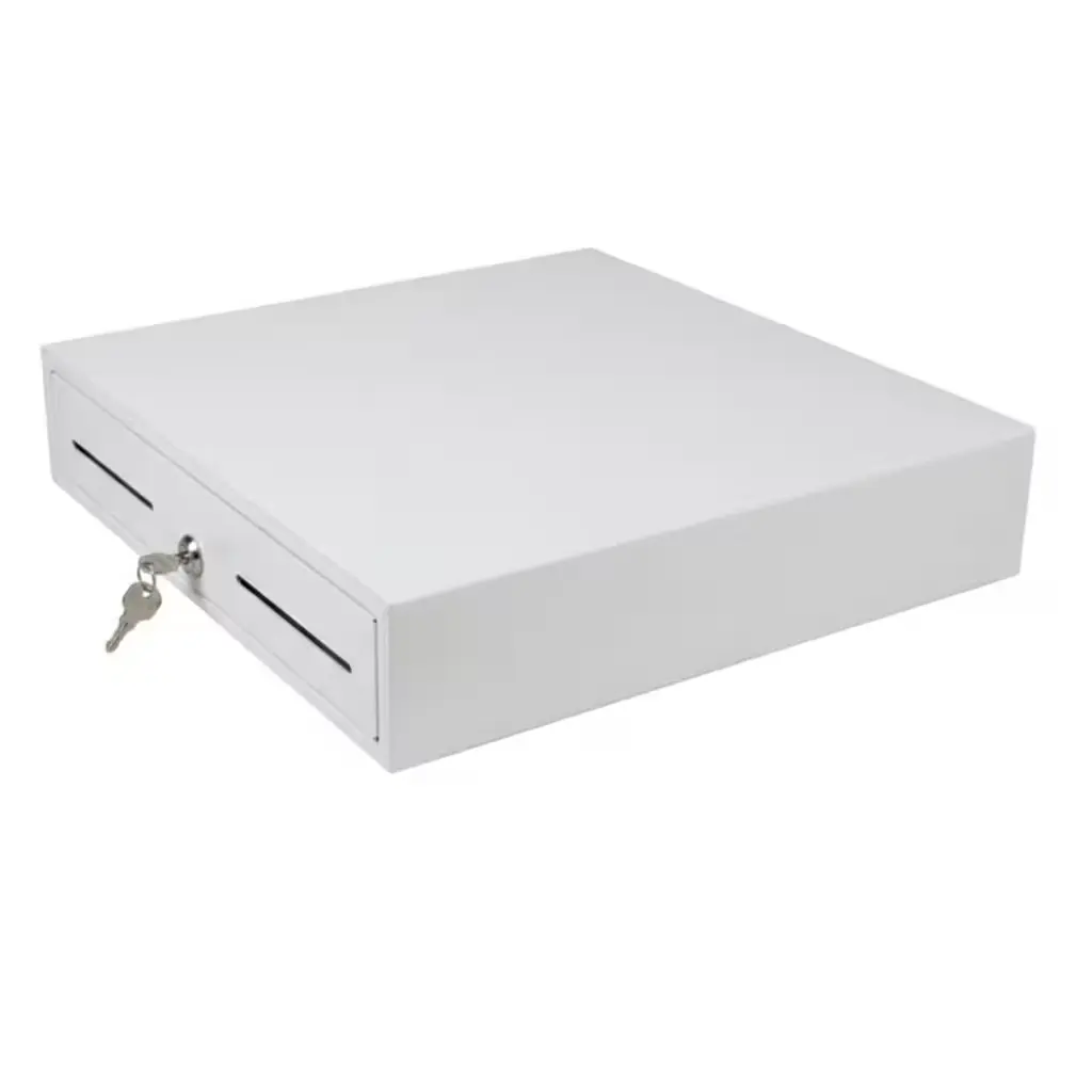 tiroir de caisse blanc