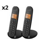 logicom iloa 250 duo telephone sans fil noir