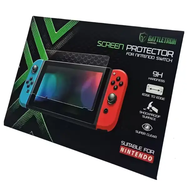 battletron screen protector nintendo switch verre trempe