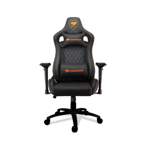 chaise gamer cougar armor s black cuir pvc premium