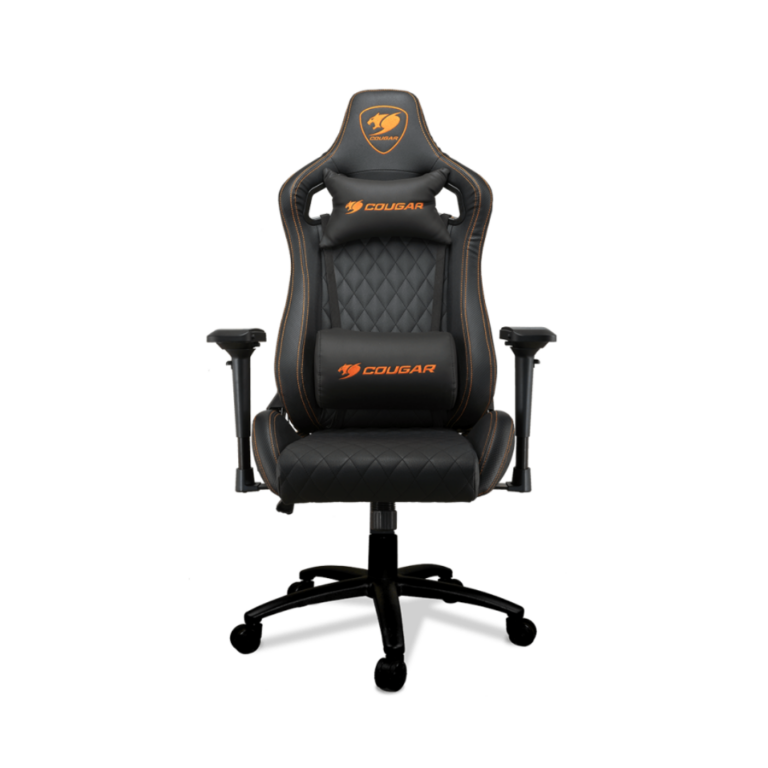 chaise gamer cougar armor s black cuir pvc premium