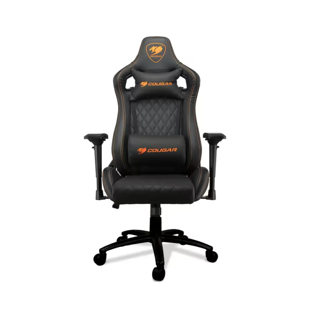 chaise gamer cougar armor s black cuir pvc premium