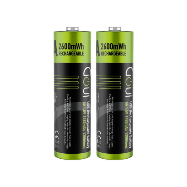 GOUI Rechargeable AAA Batteries piles rechargeables haute capacité