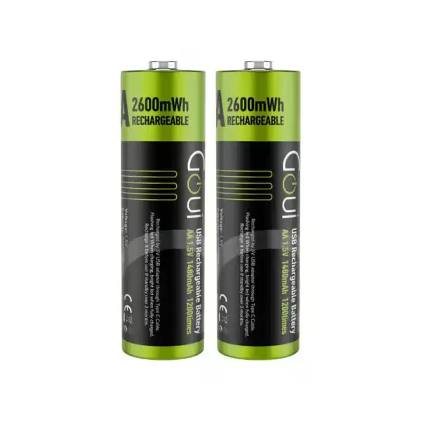 GOUI Rechargeable AAA Batteries piles rechargeables haute capacité