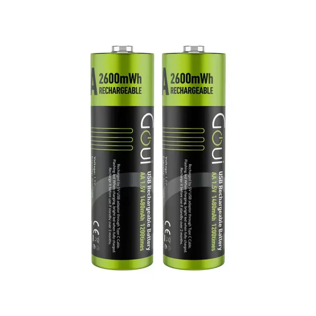 GOUI Rechargeable AAA Batteries piles rechargeables haute capacité