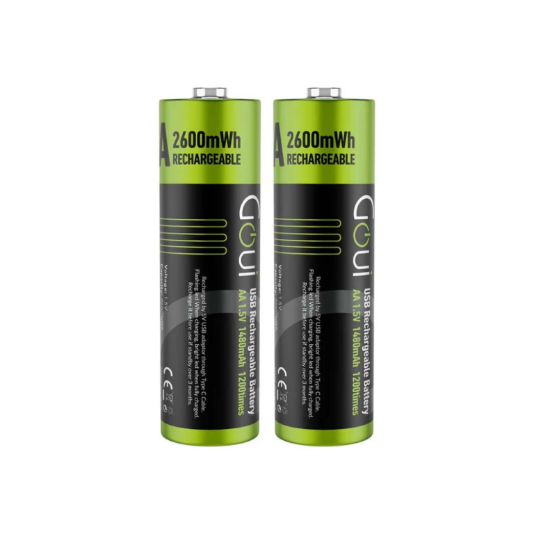 goui rechargeable aa batteries piles rechargeables