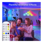 Light Panels Hexagon Lights contrôle application smartphone
