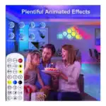 Light Panels Hexagon Lights contrôle application smartphone