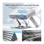 support laptop ventilation refroidissement bureau