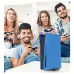 coque ps5 bleu protection anti rayure