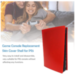 ps5 cover rouge installation facile facade