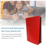 ps5 cover rouge installation facile facade