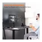Support Z022 bras double moniteur réglable bureau