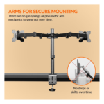 Support Z022 ergonomie multitâche double écran