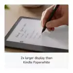 kindle scribe stylet prise de notes ecriture