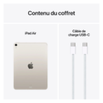 apple ipad air m4 puce performance bureautique creative