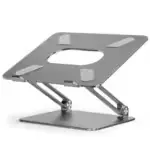 support ordinateur portable ergonomique aluminium reglable gris