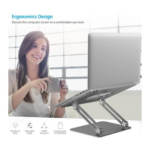 support ordinateur portable design gris moderne