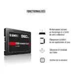 emtec x150 ssd fiable rapide stockage interne
