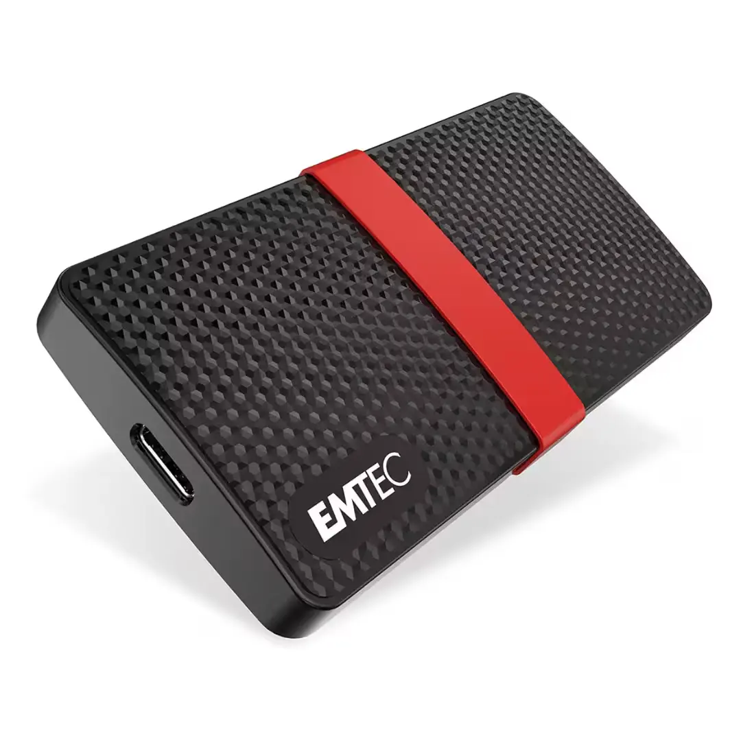 emtec x200 ssd portable 512 go usb c rapide