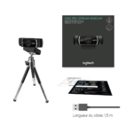 webcam logitech c922 60fps video fluide gaming
