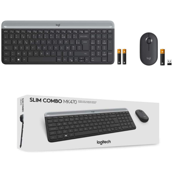 combo logitech mk470 silencieux bureautique