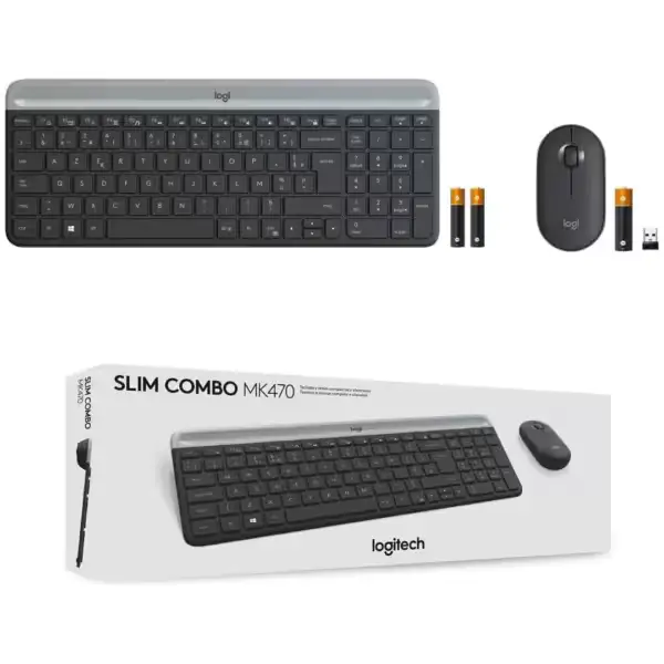 combo logitech mk470 silencieux bureautique