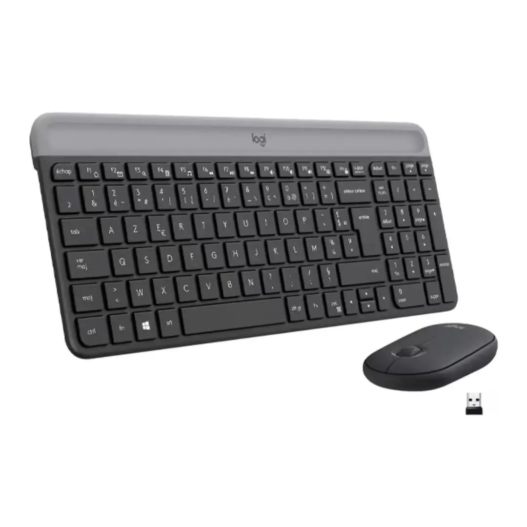 logitech mk470 clavier souris sans fil design ultra mince