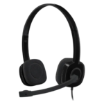 logitech h151 micro casque filaire jack 3.5 mm stereo confortable